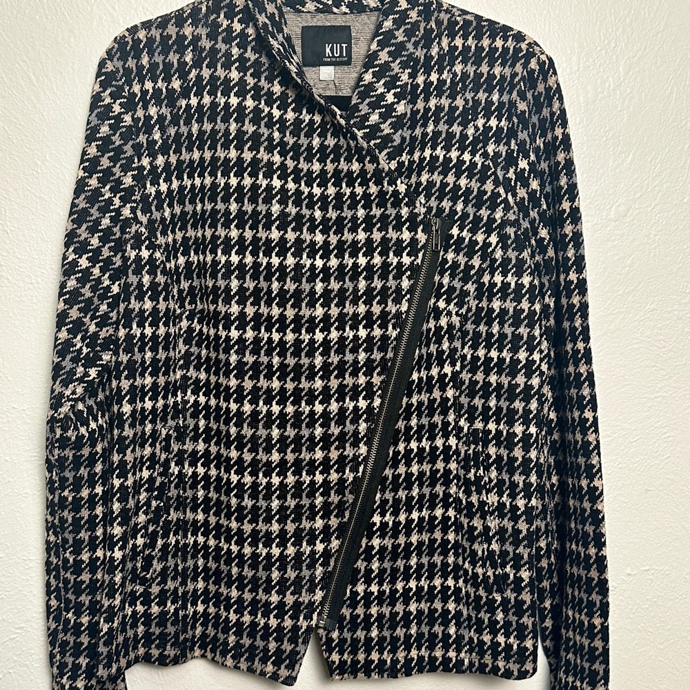Kut from the Kloth Women's Houndstooth Blazer